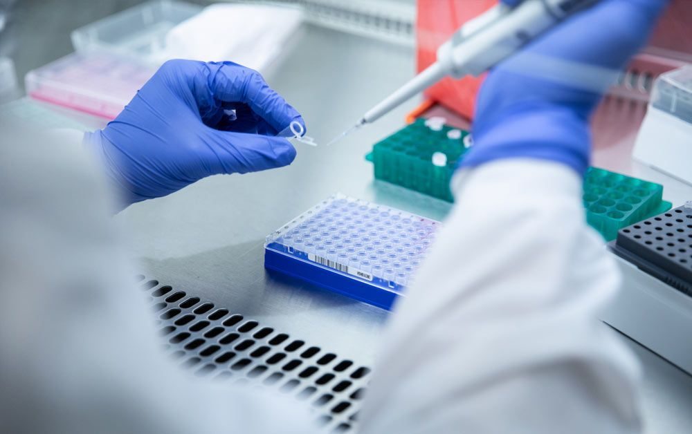 Lab testing with samples