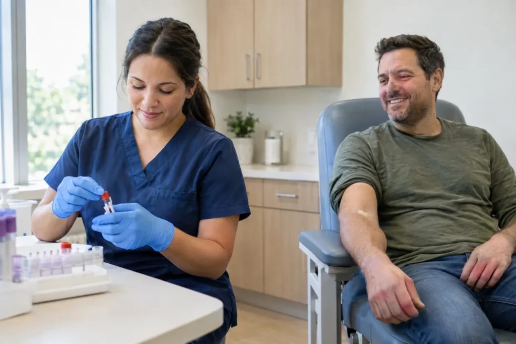 Lab tests and EKG
